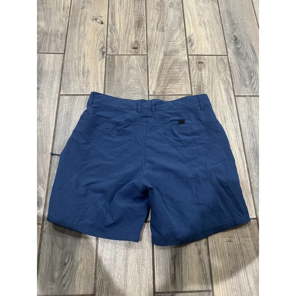 The North Face Men's Blue Hiking Cargo Shorts Regular Fit Size 34 Quick Dry